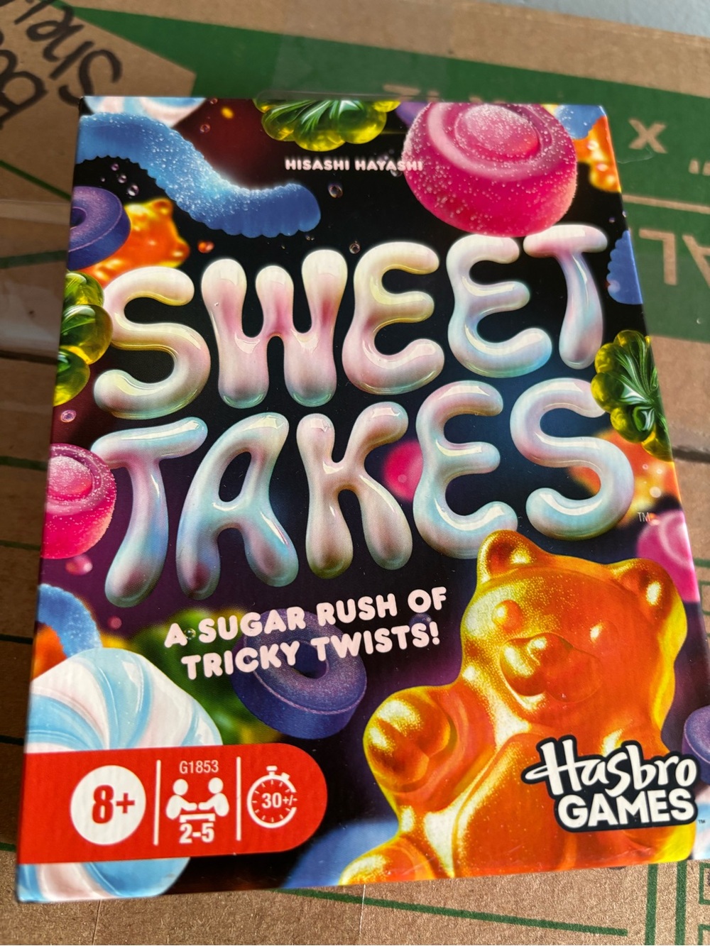 Hasbro Sweet Takes Family Strategy Card Game